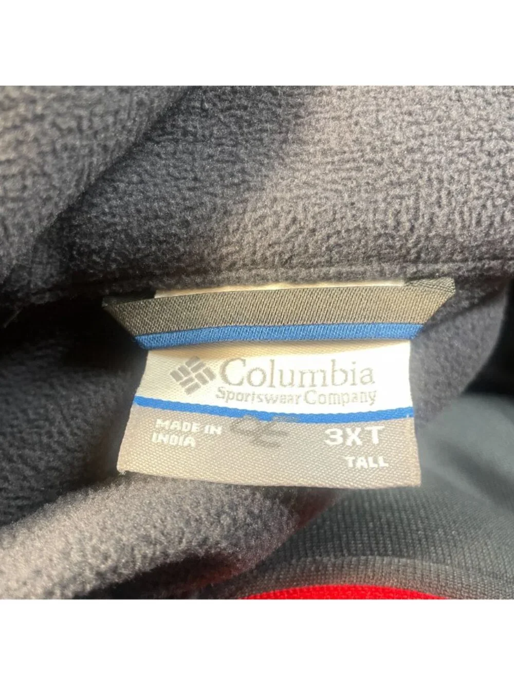 Columbia Ascender Water Resistant Softshell Fleece Jacket Men 3XLT Gray Stripe